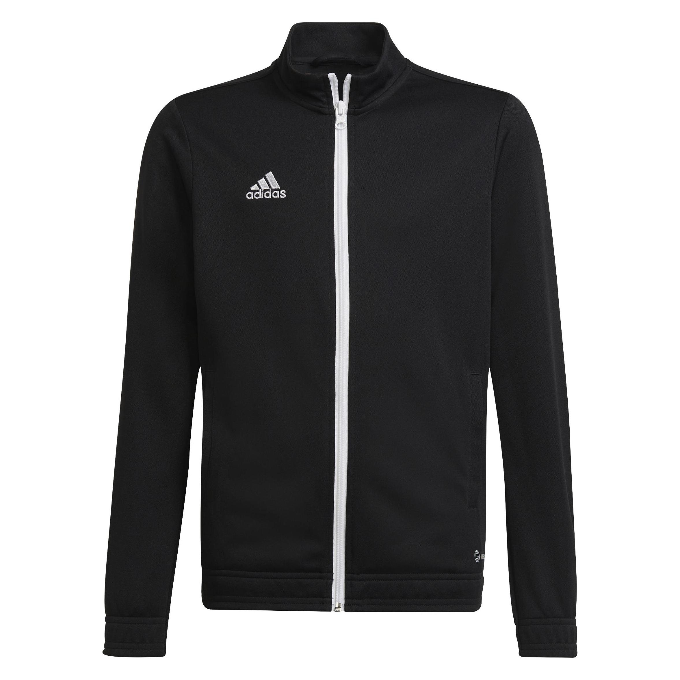 Adidas, Jongens, Outdoor Jassen, Entrada 22 Trainingsjack Kinderen (176), Zwart, 176