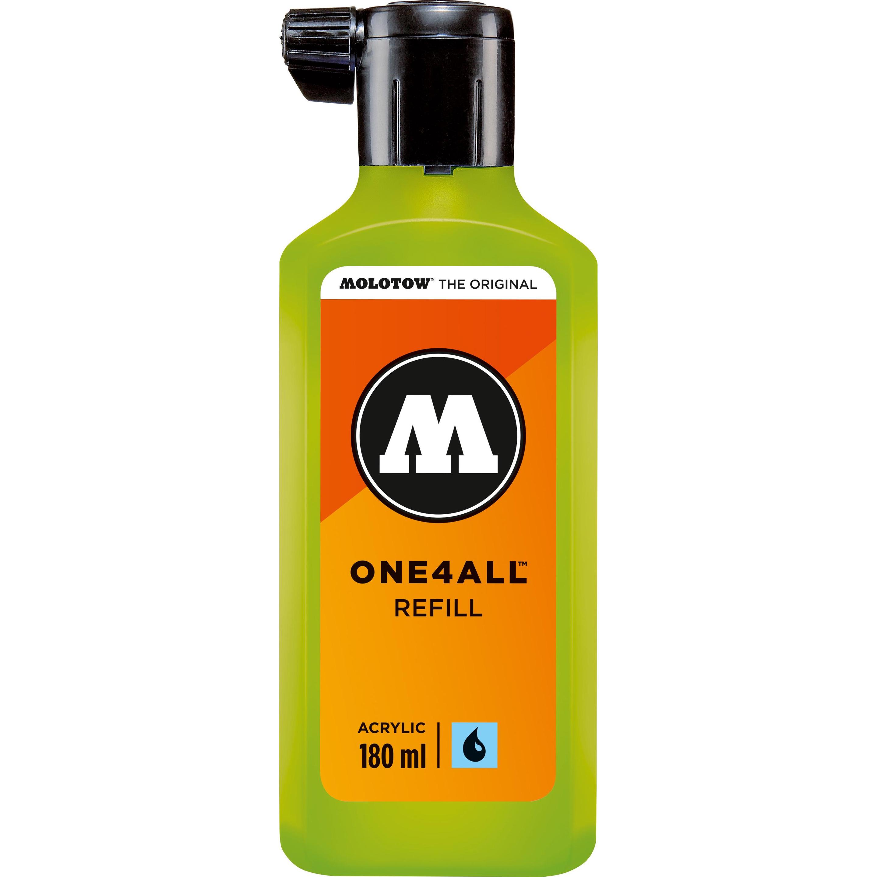 Molotow, Ersatzpatrone, Nachfülltinte One4All für Permanentmarker 180ml grashüpfer (Nachfülleinheit)