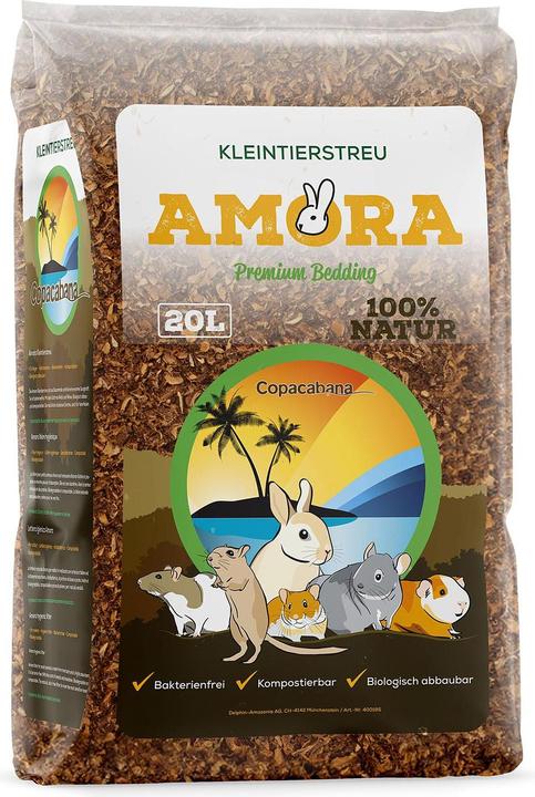 Copacabana Amora litière hygiènique, 20L env. 3.5kg (3.50 kg, Copeaux)