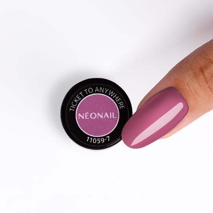 Actual product image Neonail Neon UV Nail Polish 7.2ml - Pink - Ticket To Anywhere - Neon Colors (Ticket To Anywhere, UV gel varnish)