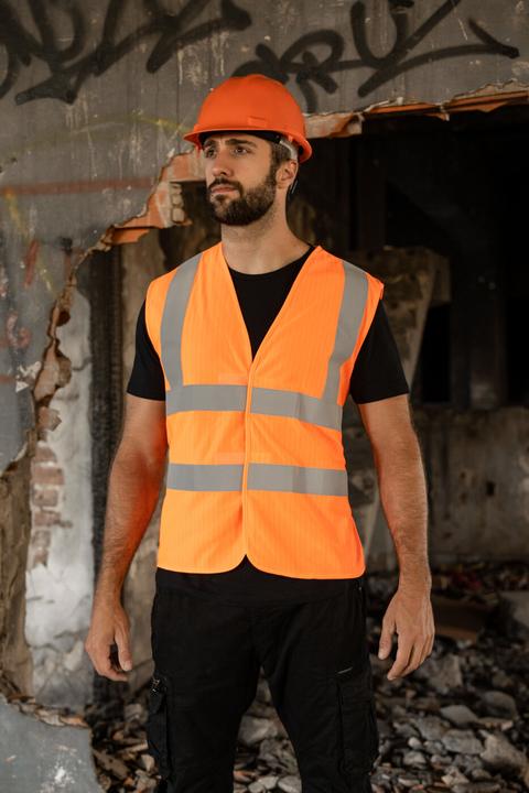 Produktbild Korntex Flammenhemmende Warnweste (S)