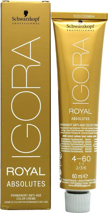 Immagine prodotto Schwarzkopf Professional Igora Royal - 4-60 Marrone medio cioccolato naturale (Marrone)