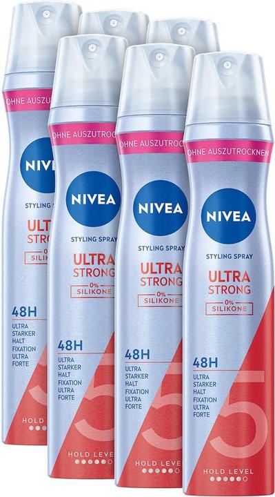 Actual product image NIVEA Haarspray Ultra Strong Styling Multipack 6 x 250 ml (1500 ml)