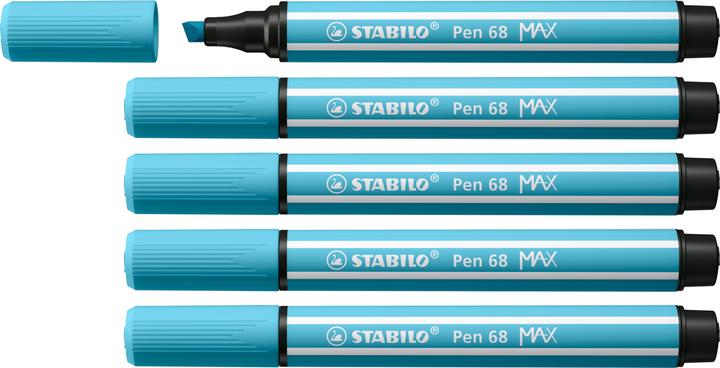 Actual product image STABILO Pen 68 MAX (Azure blue, 5 x)