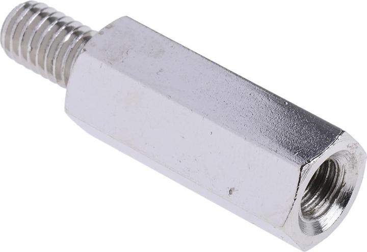 Actual product image RS PRO Steel Hex. Threaded Spacer M6x25mm