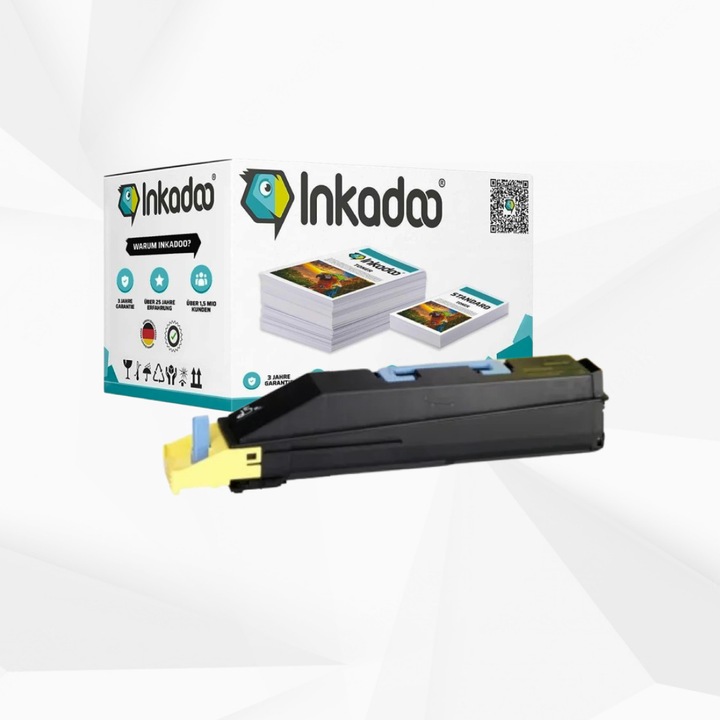 Produktbild Inkadoo Toner kompatibel zu Kyocera/Mita 1T02JZAEU0 / TK-865Y Toner, gelb Gelb (Y)