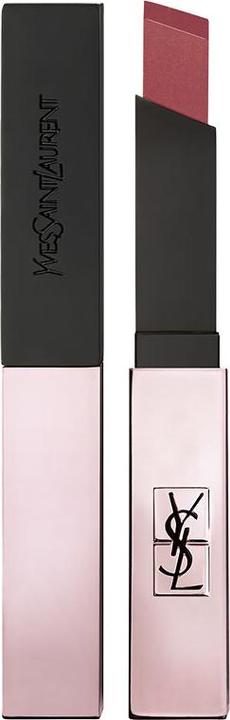 Actual product image Yves Saint Laurent Rouge Pur Couture The Slim Glow Matte No Taboo Chili 213 (Dark red)