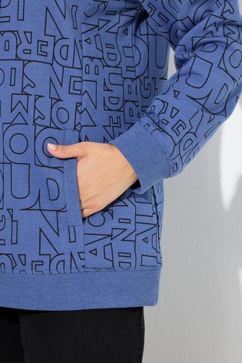 Produktbild Ulla Popken Sweatshirt, bedruckt, Teddy-Stehkragen, Langarm (68)