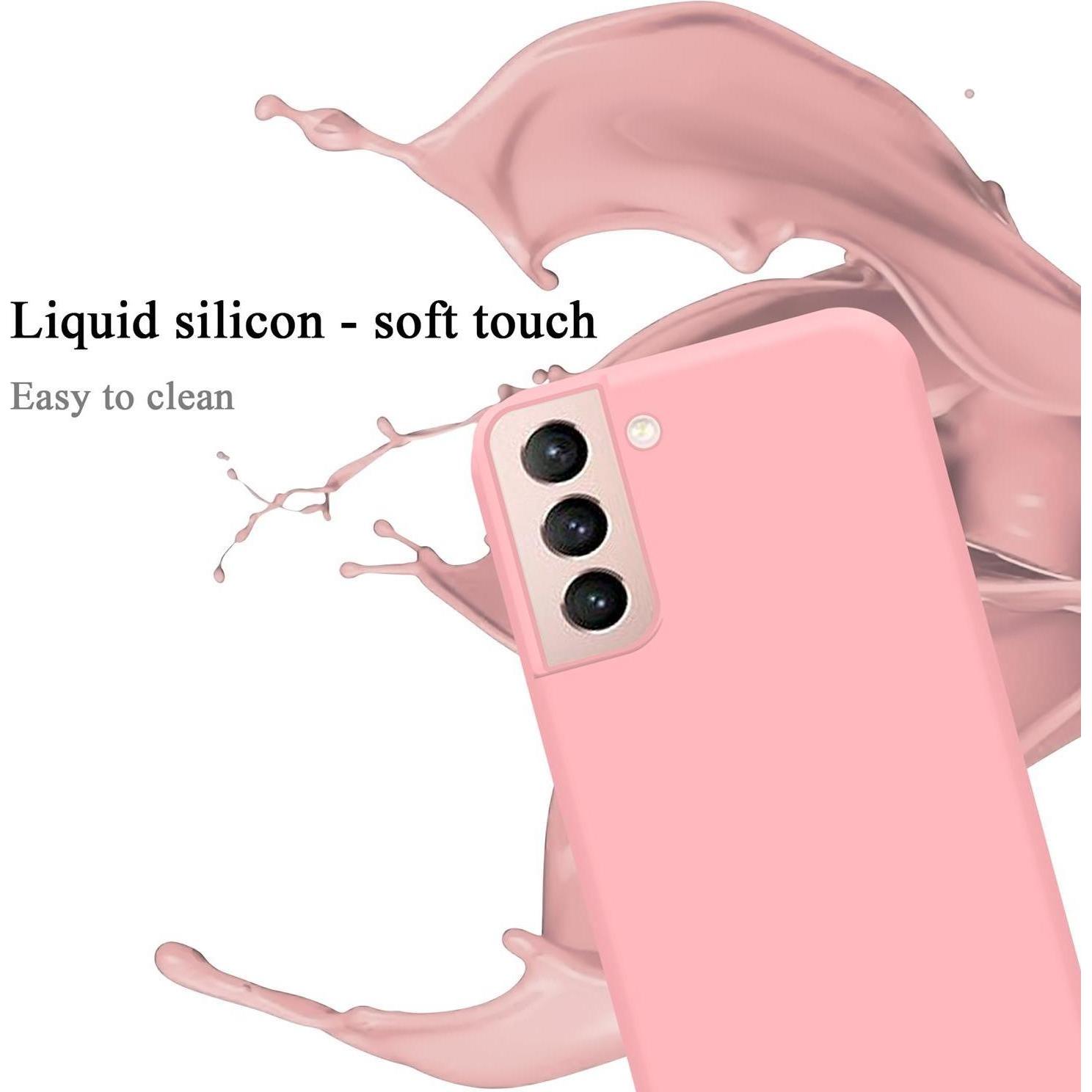 Thumbnail - Cadorabo TPU Liquid Silicone Case Cover (Samsung Galaxy S21 5G), Smartphone Hülle, Rosa