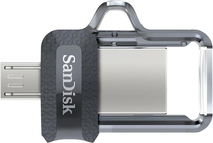 Image du produit Sandisk Ultra Dual Drive m3.0 256GB Gray & Silver EAN : 619659154400 (256 Go, USB-A)
