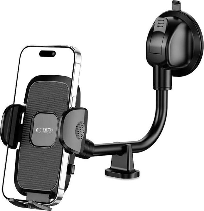 Actual product image Tech Protect Protect PROTECT V3 UNIVERSAL LONG ARM WINDSHIELD and DASHBOARD CAR MOUNT BLAC