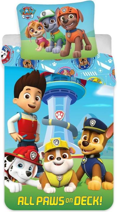 Produktbild Procos Paw Patrol Kinderbettwäsche 100 × 135cm (100 x 135 cm, 40 x 60 cm)