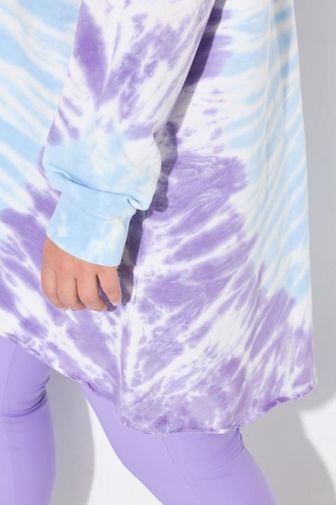 Produktbild Angel of Style Hoodie, A-Linie, Batikdruck, gerundeter Saum (56)