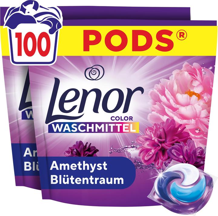 Lenor All-in-1 Pods Blütentraum Waschmittel 100 WL (100 Cycles de lavage)