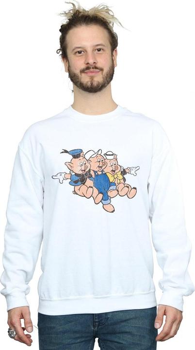 Immagine prodotto Disney Three Little Pigs Jump Felpa Uomo (4XL)