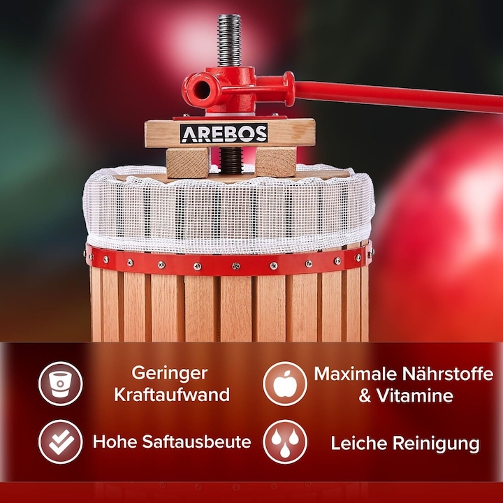 Immagine prodotto Arebos Pressa per frutta (Spina CH)