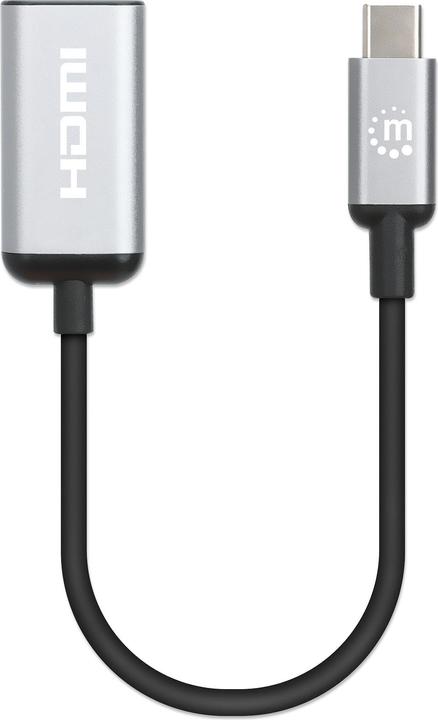 Actual product image Manhattan 4K@60Hz USB-C to HDMI Adapter (USB-C, 15 cm)