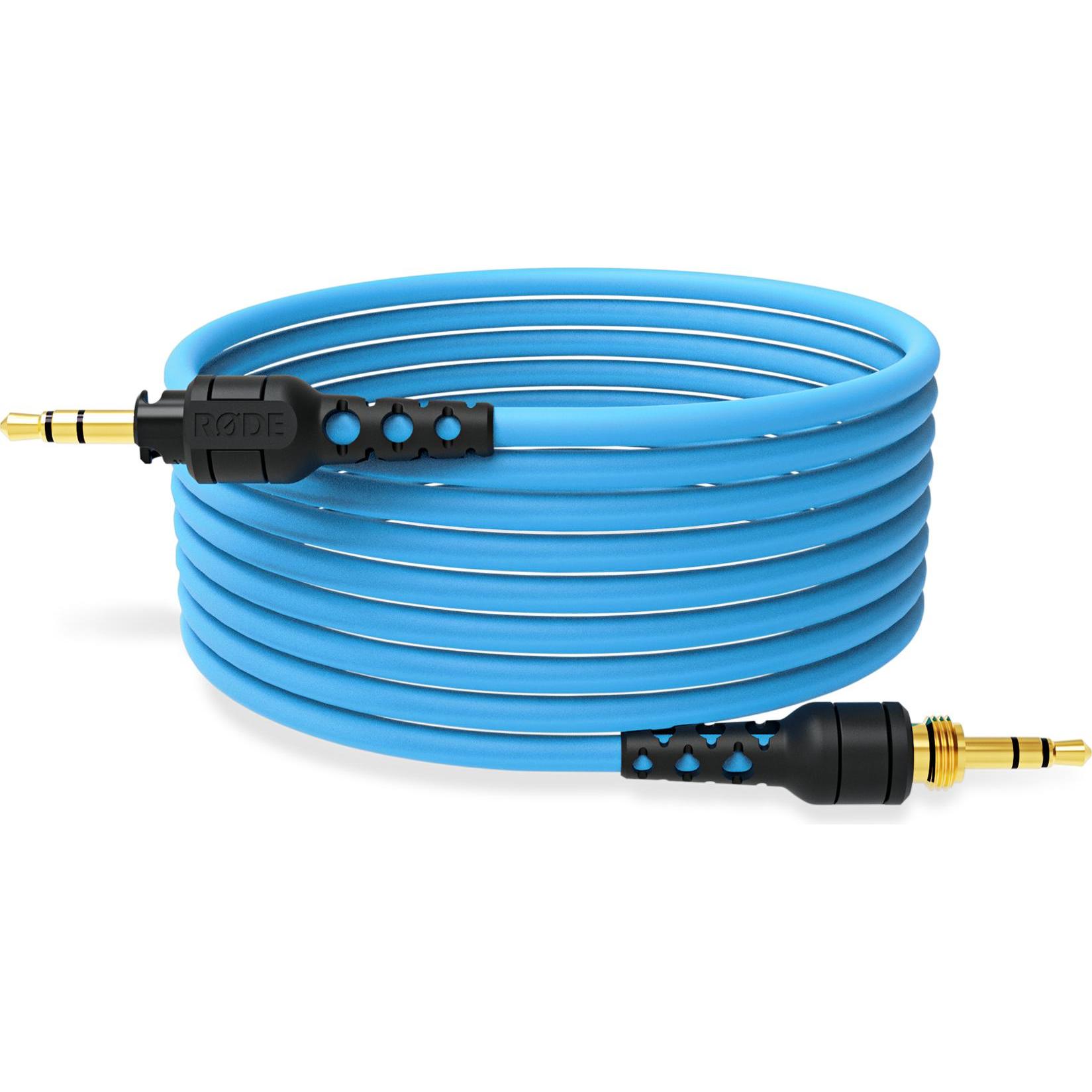 RØDE NTH-Cable24 blue (2.4m, 3.5mm Klinke), Kopfhörerkabel, Blau