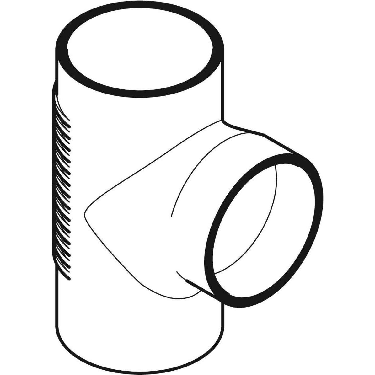 Thumbnail - Geberit, Zubehör Sanitärinstallation, Silent-db20 gren 88.5° 110mm - Swept-Entry 310.108.14.1