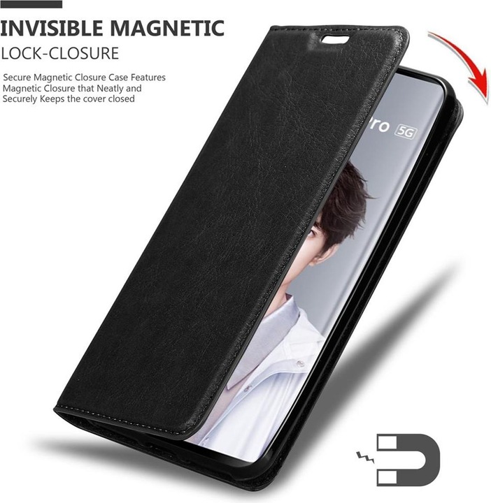 Actual product image Cadorabo Book Invisible Magnet Cover (Huawei Nova 7 Pro 5G)