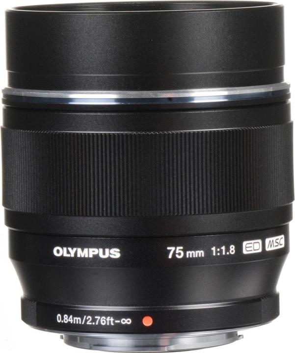 Produktbild Olympus OM System M.Zuiko ED 75mm 1:1.8 (Micro Four Thirds, Micro Four Thirds)