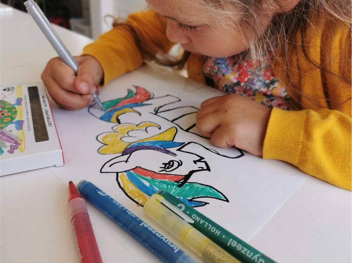 Immagine prodotto Bruynzeel Pennarelli glitterati per bambini (Multicolore, 6 x)
