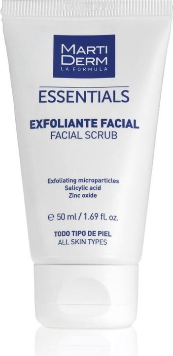 Actual product image Martiderm Essentials Exfoliating Face Cream 50 ml (Facial cleansing wipes, 50 ml)