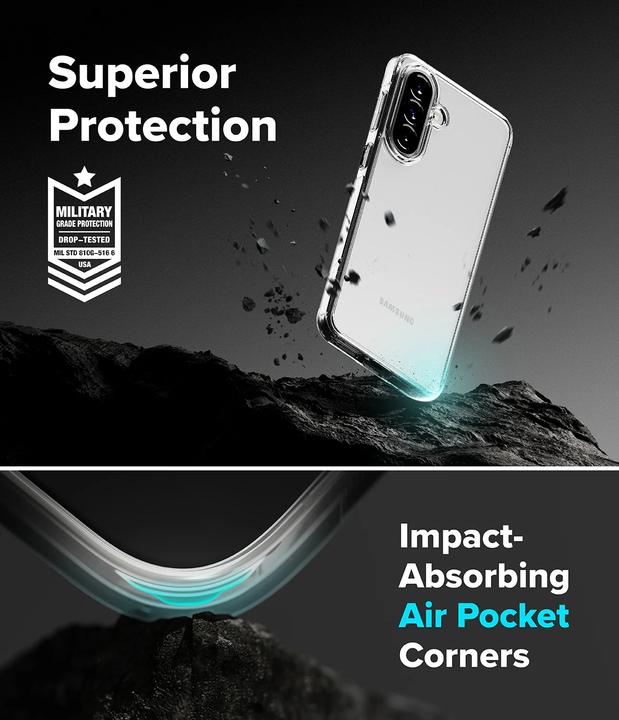 Actual product image Ringke Fusion Cover for Samsung Galaxy A57 Clear (Samsung Galaxy A57)