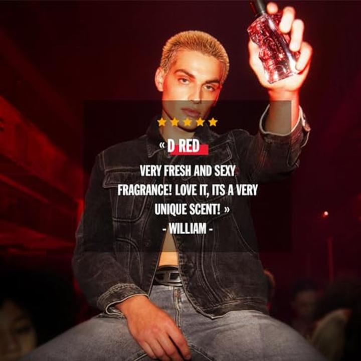 Actual product image Diesel D by Red Eau de Parfum (Eau de parfum, 50 ml)