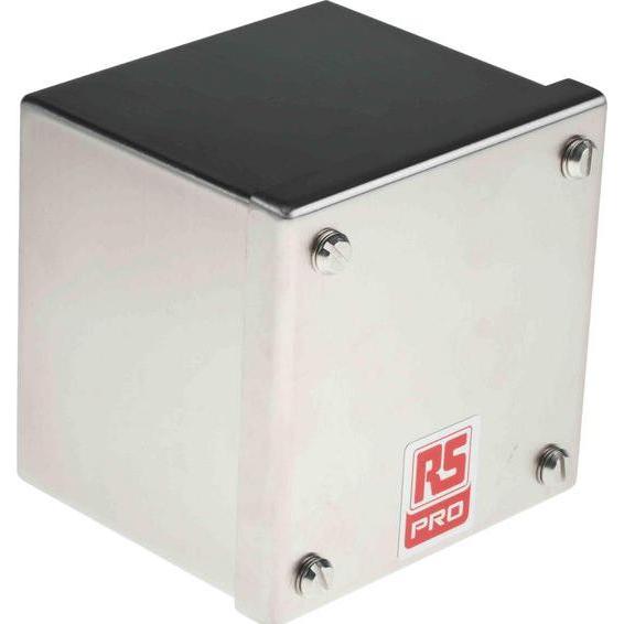 RS PRO Stainless Stl adaptable box 100x100x85 (1219693)