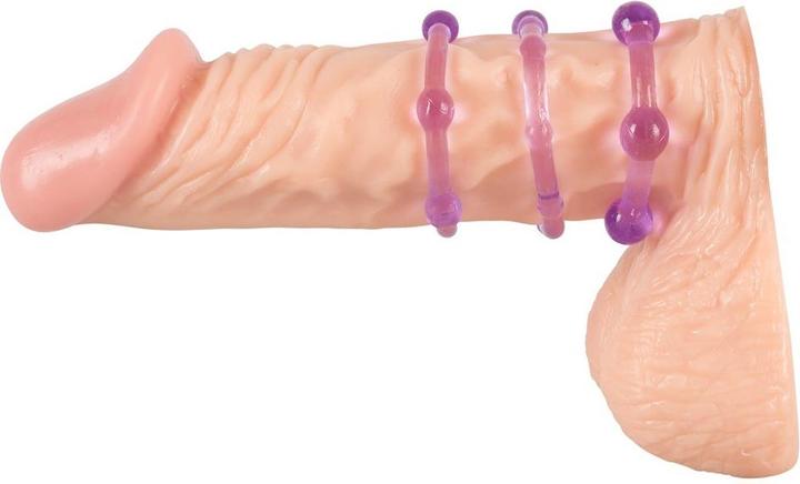 Produktbild You2Toys Penisringe-Set "Get Hard" lila (4 cm)