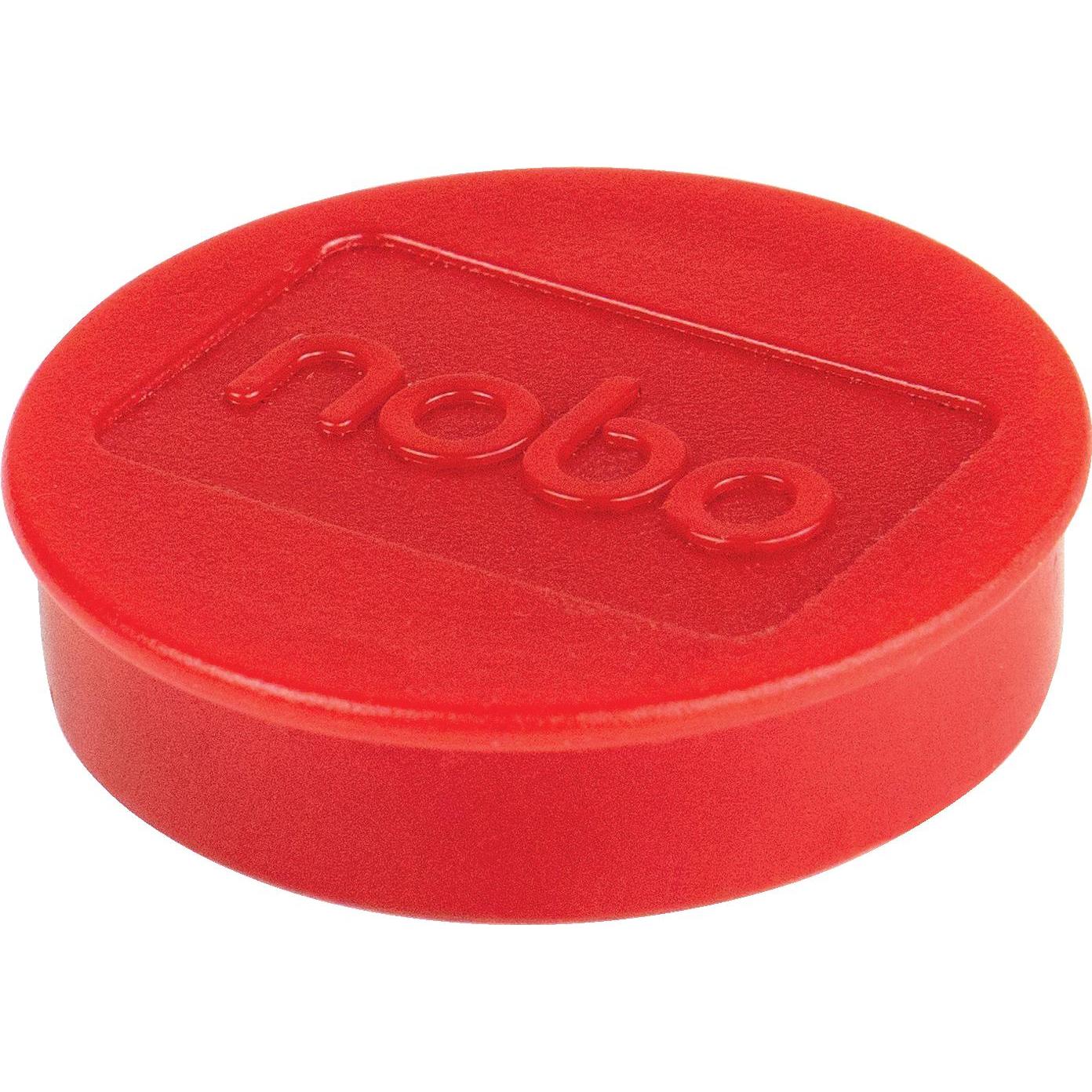 Thumbnail - Nobo, Magnet, Haftmagnet Ø 3.8 cm 4 Stück, Rot (4 x)