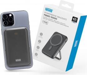 Actual product image Newell Powerbank MS-10000 MagSafe 10000 mAh PD 20 W - grey (10000 mAh, 20 W, 37 Wh)