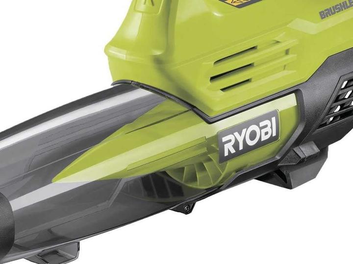 Productafbeelding Ryobi RY18BLXA-0 Snoerloze bladblazer 200 km/u Zwart, Groen (Oplaadbare batterij, Bladblazer)
