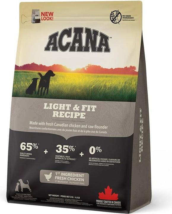 Actual product image Acana Dog Heritage LIGHT&FIT 2kg (Adult, 1 pcs., 2000 g)