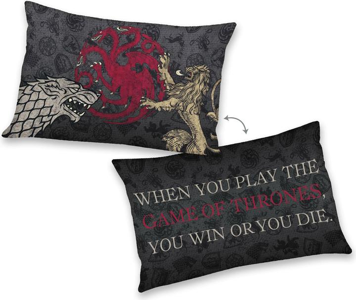 Herding Game of Thrones Soft Velboa Cushion (30 x 50 cm)