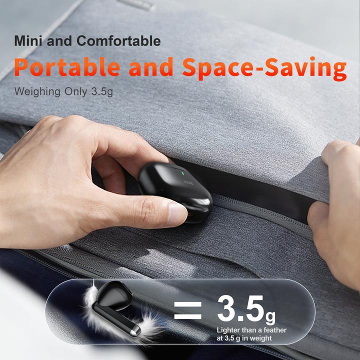 Produktbild Qere E28 Kabellose Bluetooth 5.3 Kopfhörer In-Ear HIFI mit Nois cancellation, IPX5 & Touch Control (Aktive Geräuschunterdrückung, 20 h, Kabellos)