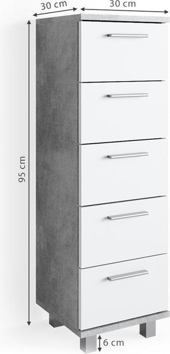 Produktbild Vicco Ilias (30 x 95 x 30 cm)