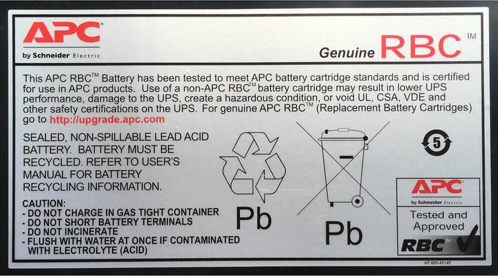 Actual product image APC Spare battery no. 6
