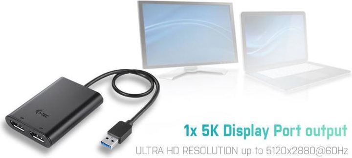 Immagine prodotto i-tec USB 3.0 a (DP, 6 cm)