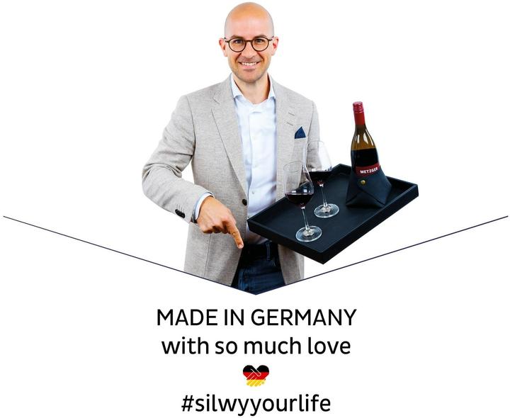 Image du produit Silwy préservatif magnétique pour verres à pied 1 pièce, anthracite/gris clair (1x)