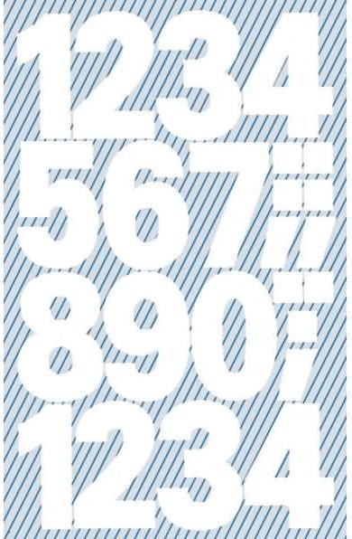 Produktbild Z-Design Zahlen-Etiketten