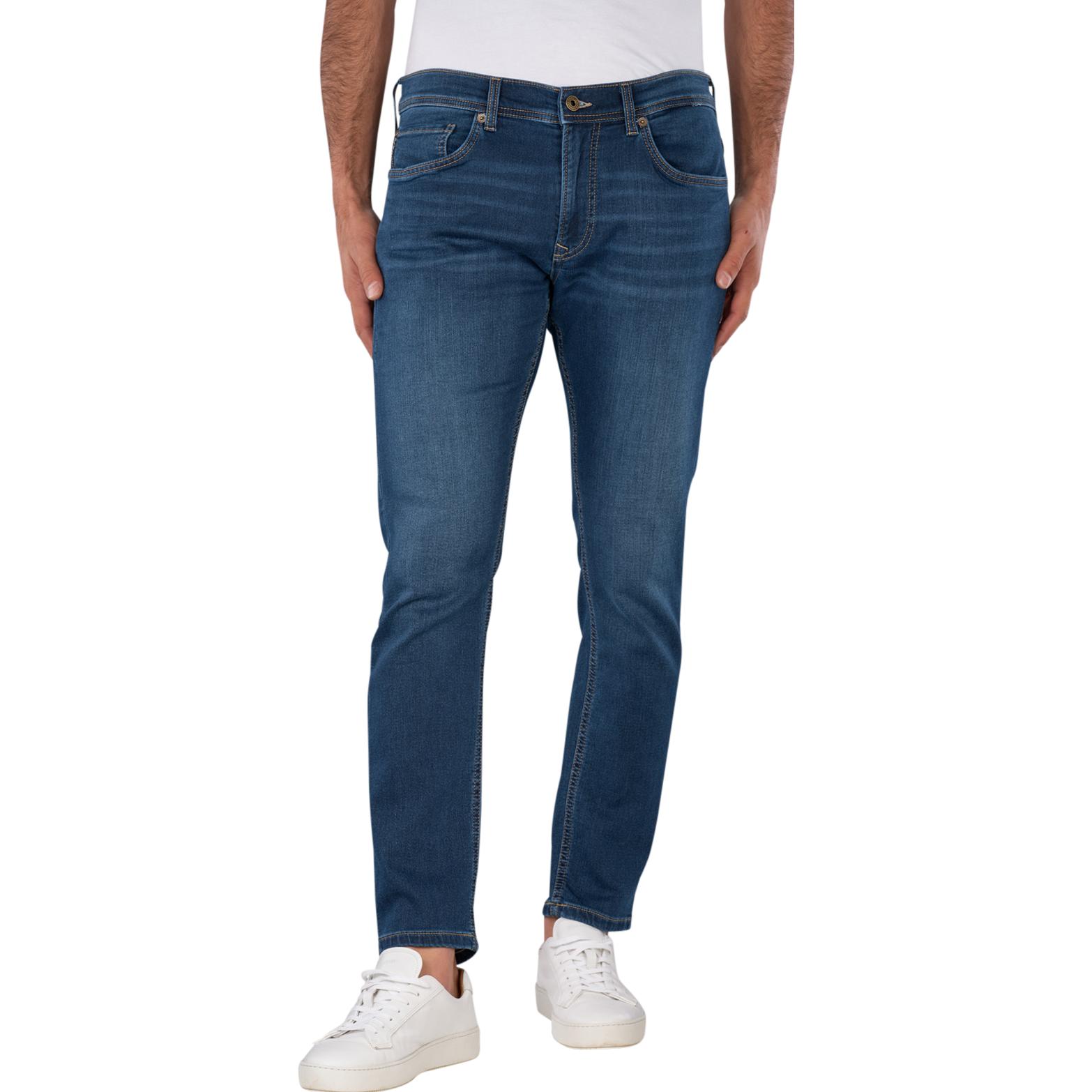 Pepe Jeans, Uomini, Jeans, Track Slim Fit Gymdigo, Blu, (W32/L32)
