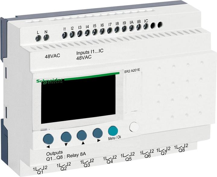 Produktbild Schneider Electric SR 20 I/O REL. 48VAC DISPL W/O CLK