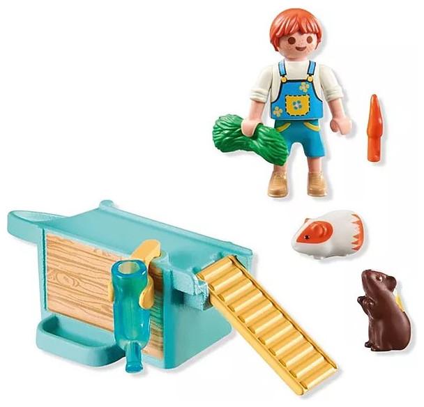 Productafbeelding Playmobil Jongen met cavia (71746)