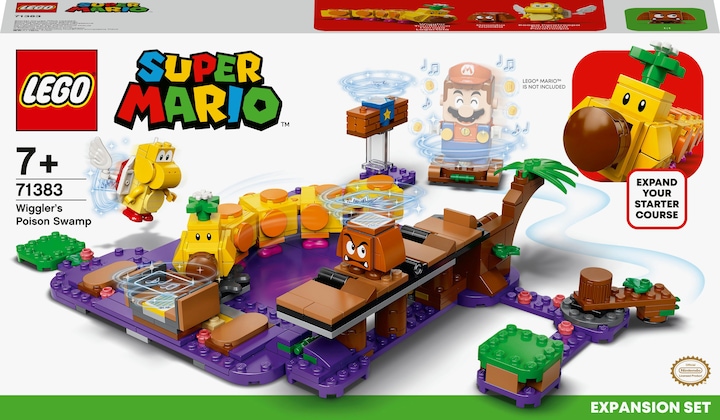 Actual product image LEGO Wiggler's Poison Swamp (71383, LEGO Super Mario)