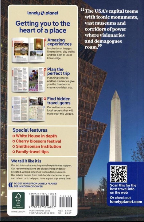 Produktbild Washington, DC 8 (Englisch, Virginia Maxwell, Karla Zimmerman, 2022)