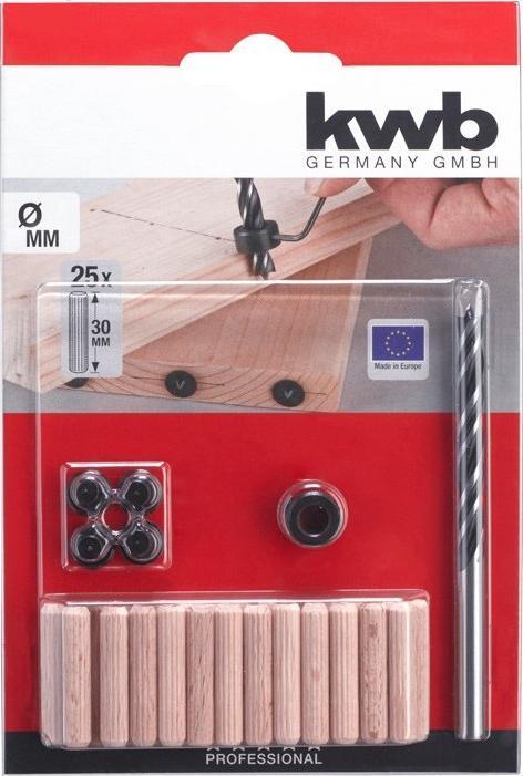 Produktbild kwb Holzbohrer/Dübel-Satz 10mm (10 Millimeter)