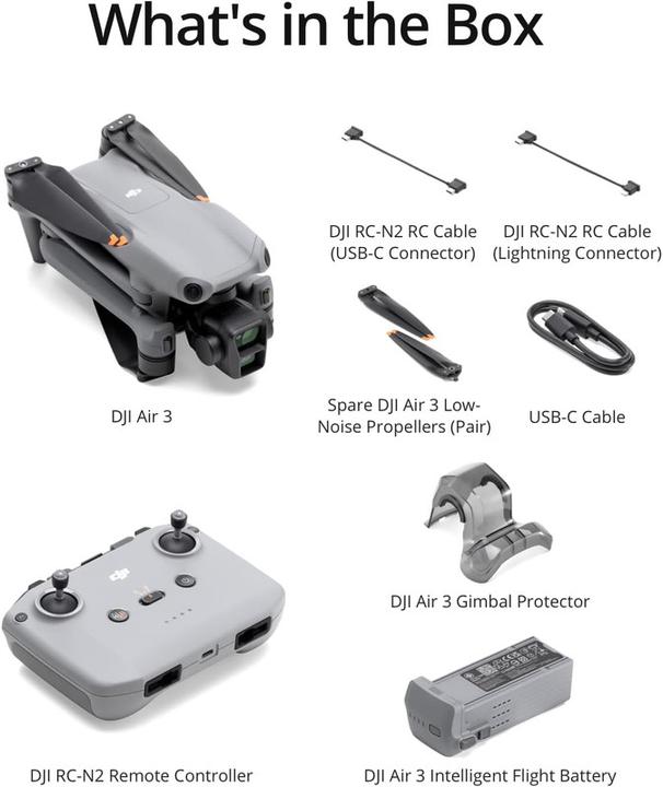 Produktbild DJI Air 3 (46 min, 720 g, 48 Mpx)