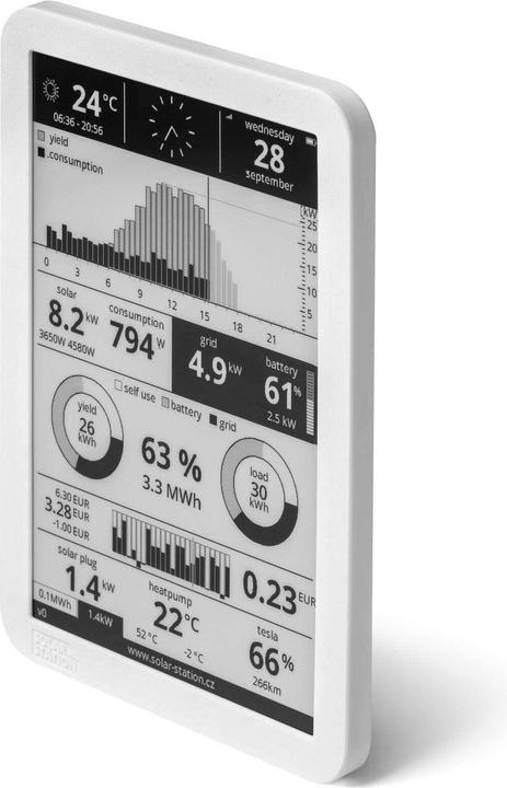 Immagine prodotto Solar Station Solar Station 10" E-Ink-Display, Schnittstellen: WLAN